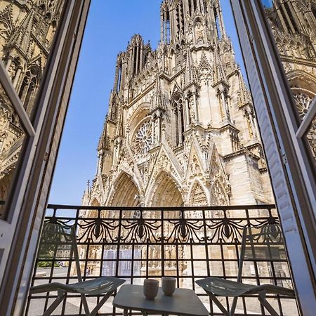 Au Pied De La Cathedrale #Vuemagique Lejlighed Reims Eksteriør billede
