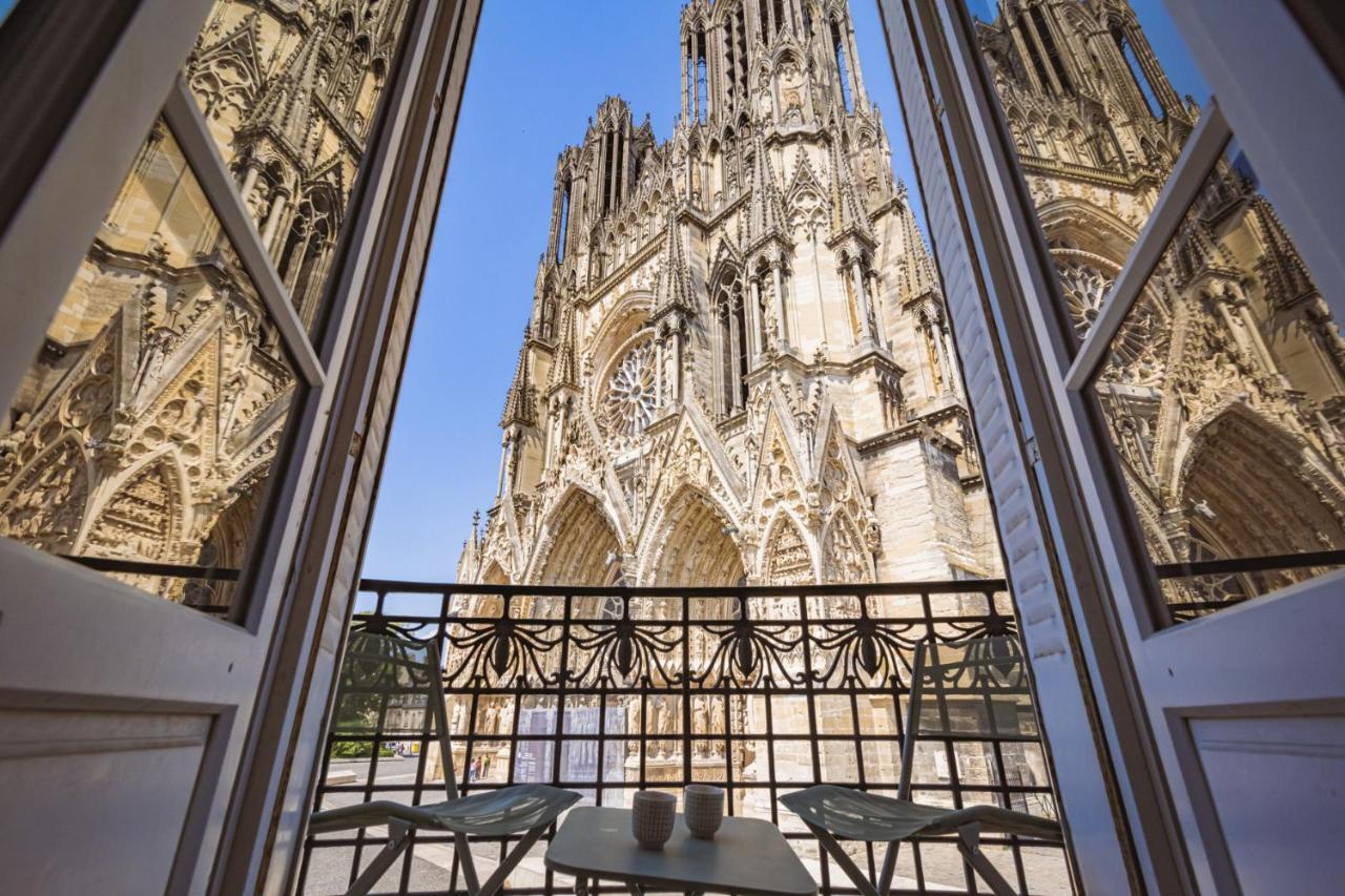 Au Pied De La Cathedrale #Vuemagique Lejlighed Reims Eksteriør billede