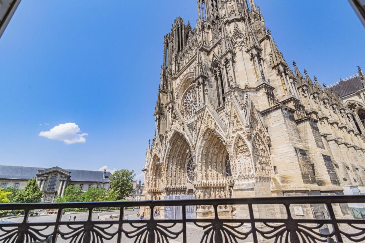 Au Pied De La Cathedrale #Vuemagique Lejlighed Reims Eksteriør billede